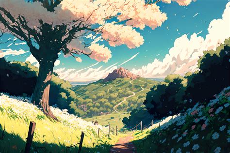 landscape anime